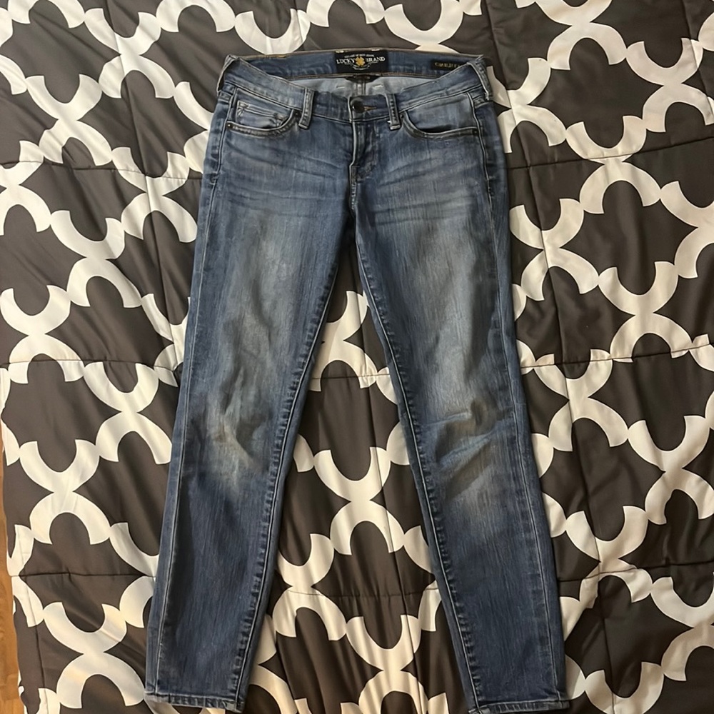 LUCKY BRAND LIGHT WASH SKINNY JEANS